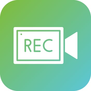 Recording Vector Icon Style