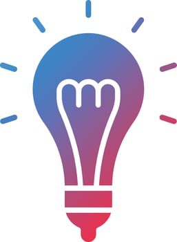 Vector Design Bulb Icon Style