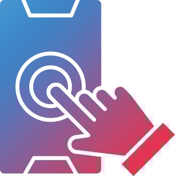 Vector Design Touch Screen Icon Style
