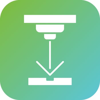 Laser Beam Vector Icon Style