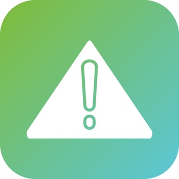 Warning Vector Icon Style