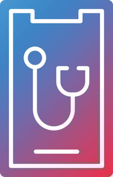 Vector Design Mobile Medical Icon Style