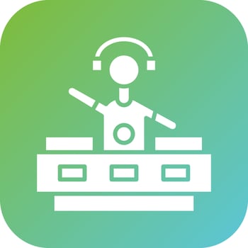 DJ Vector Icon Style