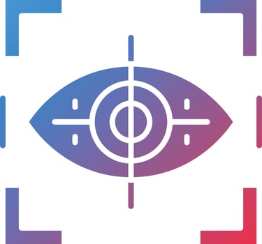 Vector Design Eye Tracking Icon Style