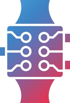 Vector Design Smart Watch Icon Style