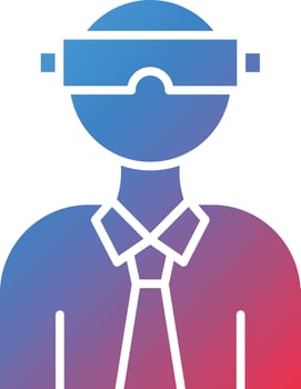Vector Design Virtual Reality Icon Style