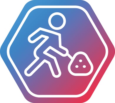 Vector Design Road Work Icon Style