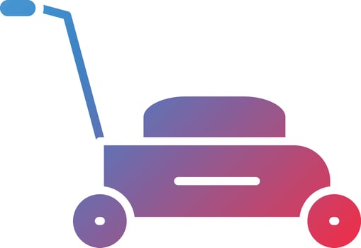Vector Design Lawn mower Icon Style