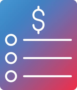 Vector Design Price List Icon Style