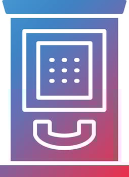 Vector Design Phone Booth Icon Style