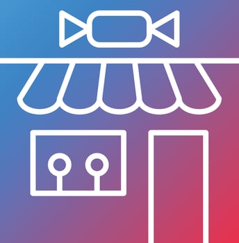 Vector Design Candy Shop Icon Style