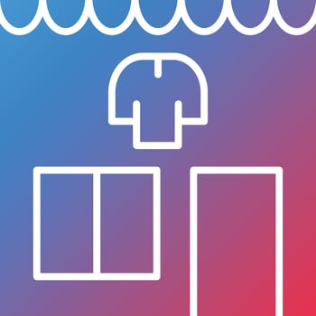 Vector Design Clothing Store Icon Style