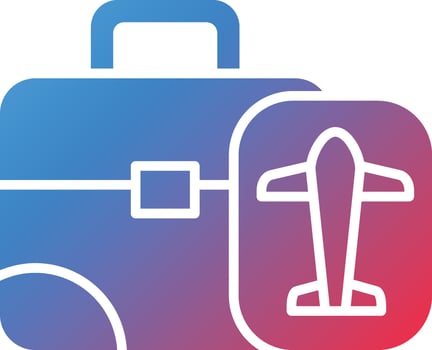 Vector Design Business Trip Icon Style