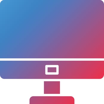 Vector Design Monitor Icon Style