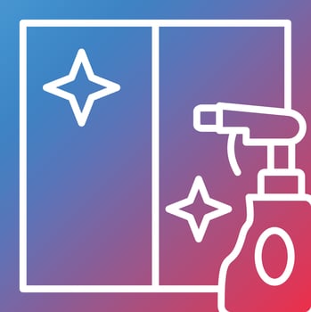 Vector Design Cleaning Window Icon Style