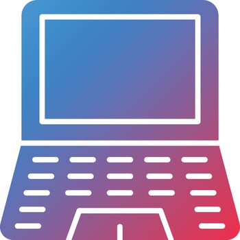Vector Design Laptop Icon Style