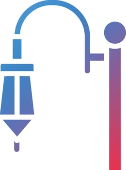 2530 - Street Lamp.eps vector