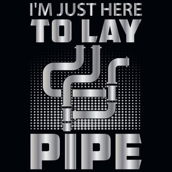 Plumber graphics tshirt design vector