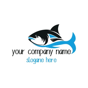 fish logo design. vector