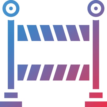 3247 - Construction Barrier.eps vector