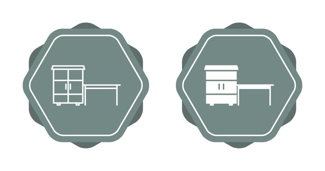 Baby Cot Vector Icon