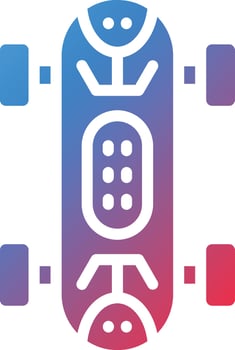 3612 - Skateboard.eps vector