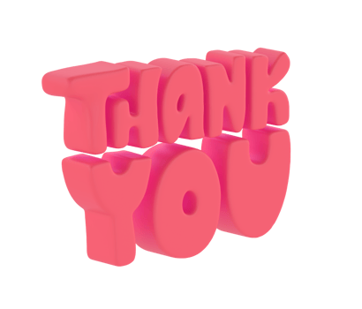 Thank you orange lettering 3d text icon hand drawn, thanksgiving day Cute illustration isolated transparent png background