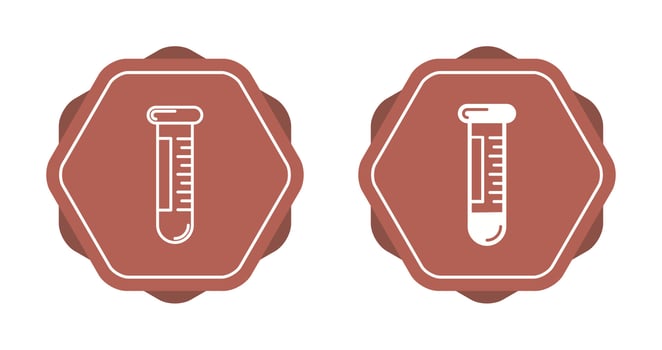 Sample Tubes Vector Icon