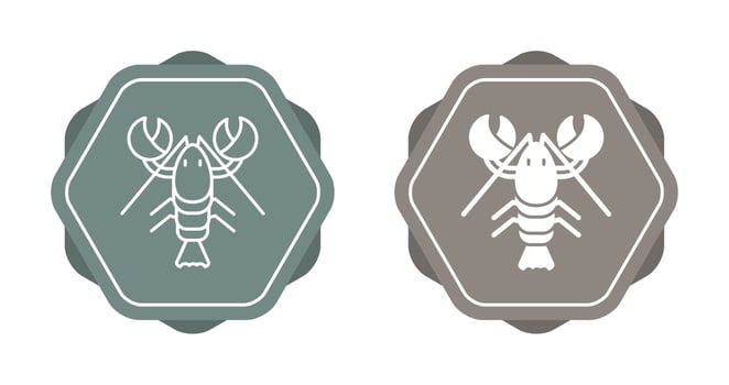 Lobster Vector Icon