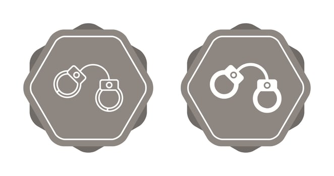 Handcuffs Vector Icon