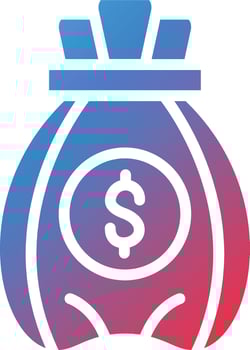 3805 - Money Bag.eps vector