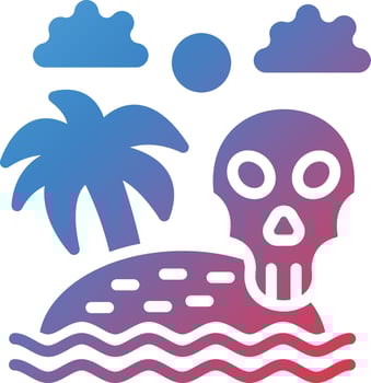 3850 - Skull Island.eps vector