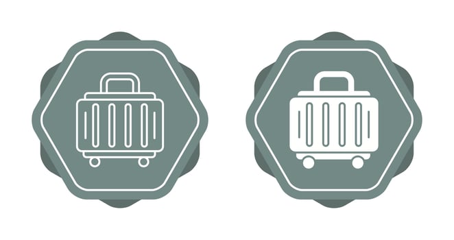 Baggage Vector Icon