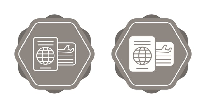 Passport Vector Icon