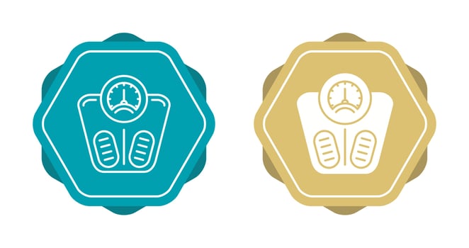 Weight Scale Vector Icon