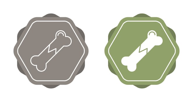 Broken Bone Vector Icon