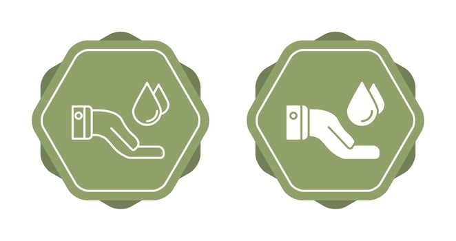 Save Water Vector Icon