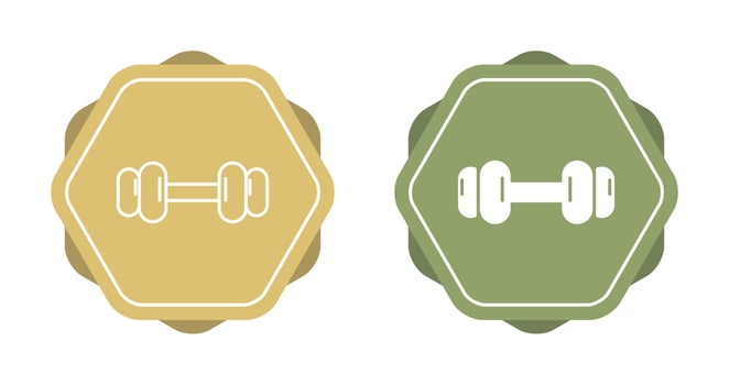 Dumbbells Vector Icon