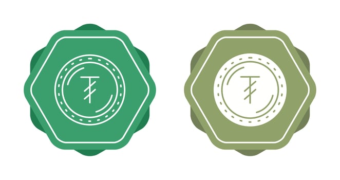 Tugrik Currency Vector Icon