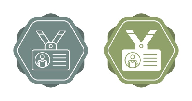 Id card Vector Icon
