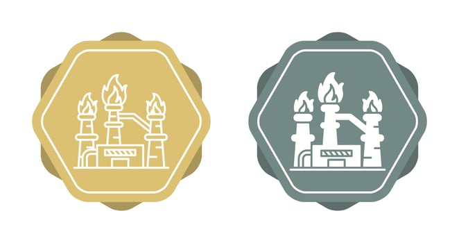 Natural Gas Vector Icon