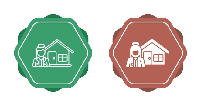 Nursing Home Vector Icon