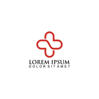 Medical vector icon logo design