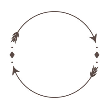 Hipster Circle arrow frame arrows in boho style tribal arrows png