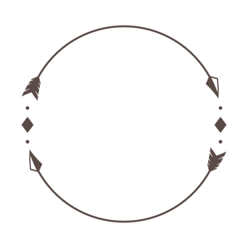Hipster Circle arrow frame arrows in boho style tribal arrows png