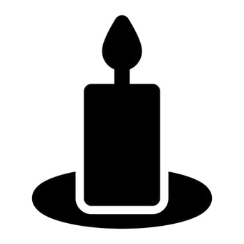 grief of memorial day solid icon set vector