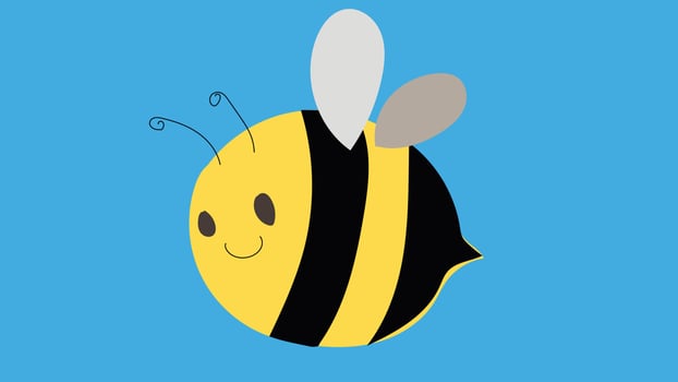 bee, bee clipart, bee illustration vector
