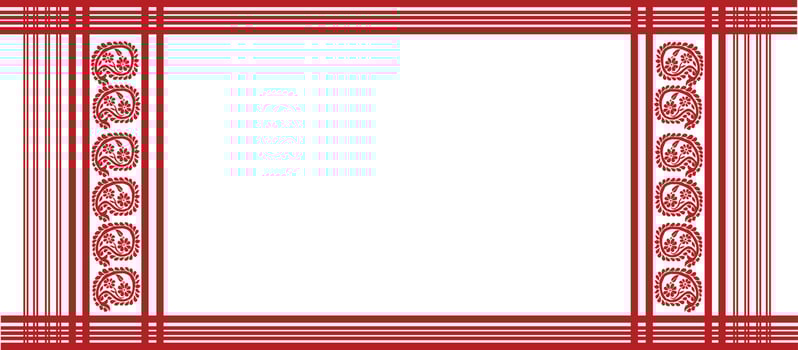 gamusa or gamosa. cloth with a gamosa design. The indigenous Assamese people consider the gamosa, also known as the gamusa, to be a sacred object. vector