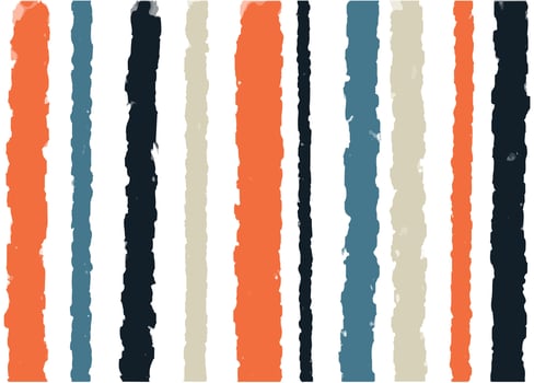 Acrylic vertical stripes. Brush drawing. vector