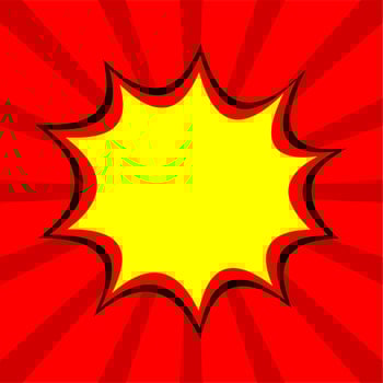 Comic blank background vector